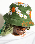 More Life CLT Custom TMNT Bucket Hat Purple – front view showing Teenage Mutant Ninja Turtles patch and More Life Charlotte NC logo