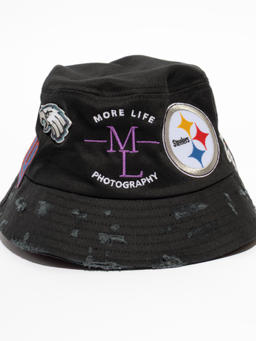 NFL All Pro Team Distressed Bucket Hat – Black